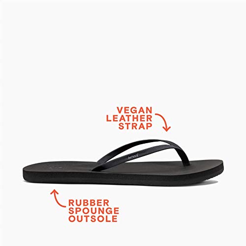 Reef womens Bliss Nights Flip Flop, Black, 8 US - Image 4