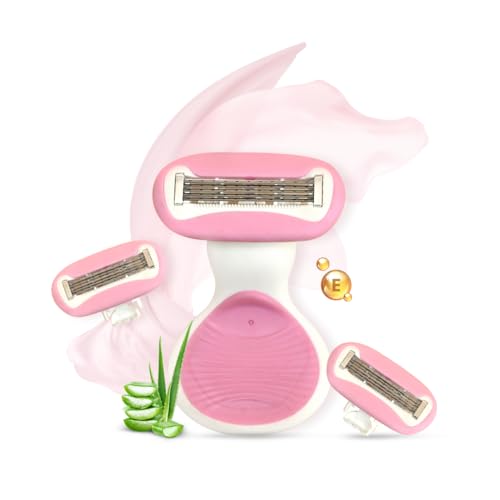 Carmesi Combo de depilación corporal (Razor + paquete de 2 cartuchos)