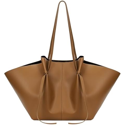 YFGBCX Tote Bag Smooth Leather Work Bag for Women Trendy Top Handle Bag Luxury Hobo Handbag with Adjustable Strap Cover