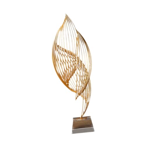 Statue en métal d'art abstrait, cadeau idéal pour mariage et pendaison