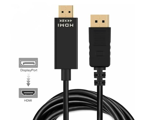 Cable DisplayPort a HDMI 4K para conectar tu portátil a un proyector con nitidez 4
