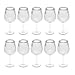 NUOBESTY 10Pcs 1: 12 Dollhouse Cocktail Glasses Wine Glasses Mini Beer Cups Miniature Drinking Water Cups Model for Dollhouse Food Kitchen Accessory Bar Decor ( White )