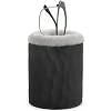 Mkono Plush Lined Eyeglasses Holder Protective Glasses Holder Stand Case Anti-scratch Glasses Storage Organizer for Table, Desk, Nightstand, Office, Black