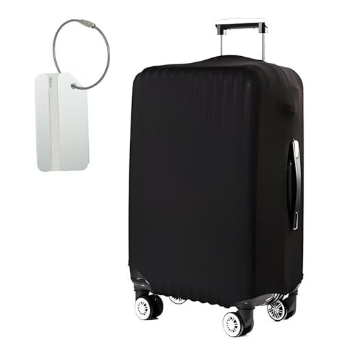 Eddrfy Travel Luggage Cover Elastic for Suitcases 26-29 Inch,Suitcase Cover Protectors for Luggages, Stretchable Luggage Covers, Washable Durable Travel Suitcase Protector Covers with Luggage Tag*1