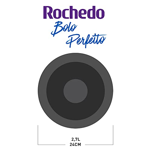 Forma De Bolo Antiaderente 24cm Rochedo Bolo Perfeito