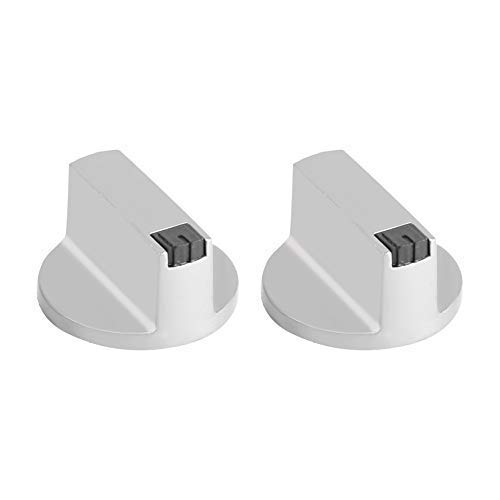 5x Gasherd Knöpfe Silber - 6mm Loch, Zinklegierung