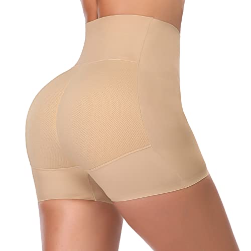 Image of JOYSHAPER Womens Padded Underwear Butt Lifter Panties Shapewear Tummy Control High Waist Hip Pads Enhancer Shorts