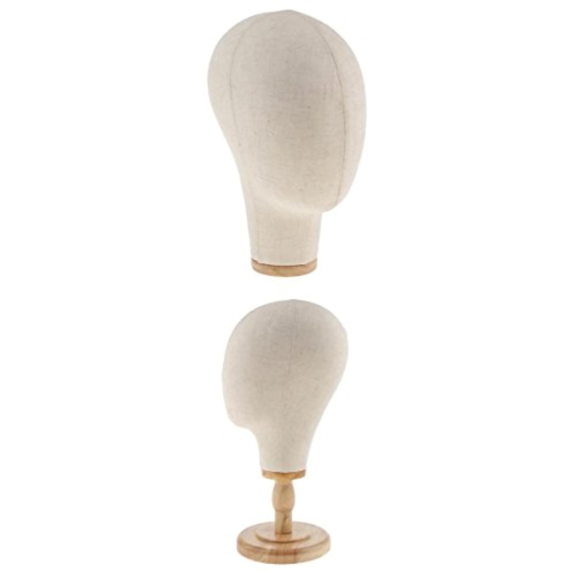Canvas Block Mannequin Head Wig Hat Making Display Holder