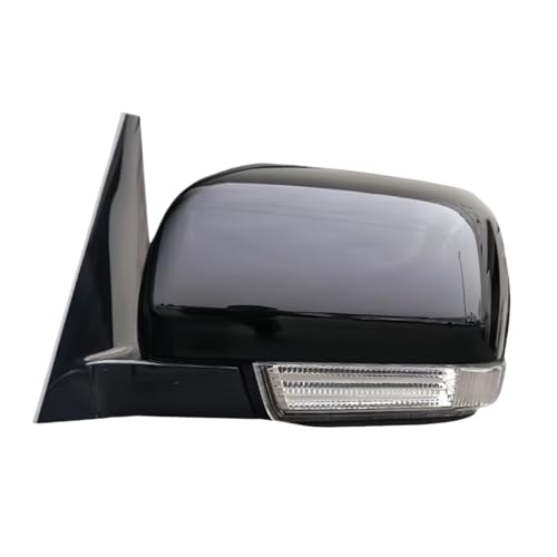 三菱パジェロ V73 V77 V93 V97 車用バックミラー サイドドアアセンブリ 10ライン折りたたみ式ヒーター 2006-2016 対応(Left C)