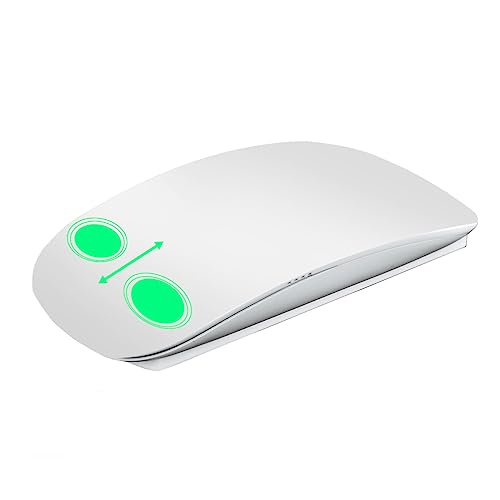 UrChoiceLtd® El Mouse TM-823 De 2,4 GHz Se Conecta De Forma Inalámbrica A Un Rango De 10 Metros Mini Slim USB 1200DPI Mouse De Desplazamiento Ergonómico Multi-Touch Para Macbook Pro Laptops