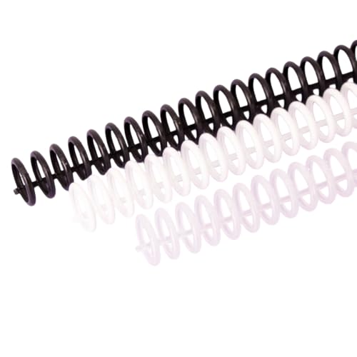 Craftelier - Click Binding Spines 6-Pack, 3:1 Pitch, Essentials Tones