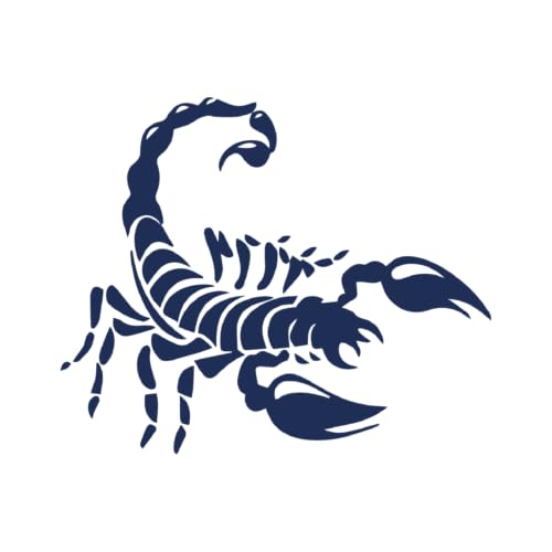 Tattwo.me - Tatuaggio temporaneo per adulti e bambini, 2 settimane, resistente all'acqua - Scorpione- Inchiostro vegetale - Certificato cosmetico UE (9X9 - M0226)