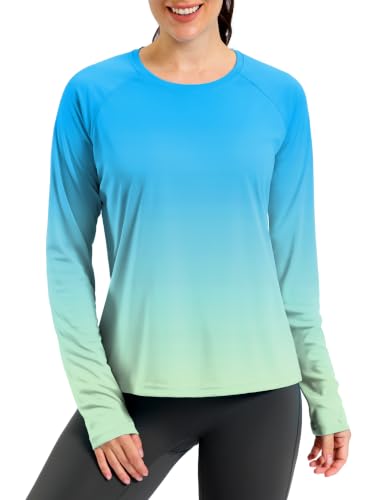 Image of UPF 50+ Sun Shirt for Women Long Sleeve Quick Dry UV Protection Hiking Top