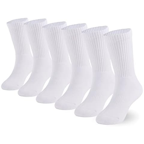 Marchare Kids Cushioned Crew Socks 6 Pack Cover