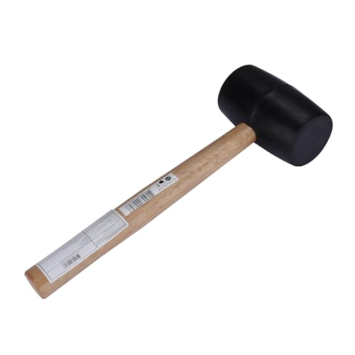 STANLEY STHT57528-8 Rubber Mallet for Masonry, Woodwork, Fittings for Home, DIY, Mechanic, Industrial & Professional Use, 680 gm, YELLOW & BLACK - Image 11 thumbnail