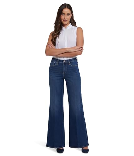NYDJ Women's High-Rise Mia Palazzo Jeans