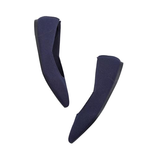 Image of Frank Mully Womens Pointed Toe Flats Knit Dress Shoes Comfort Women Shoes Softable