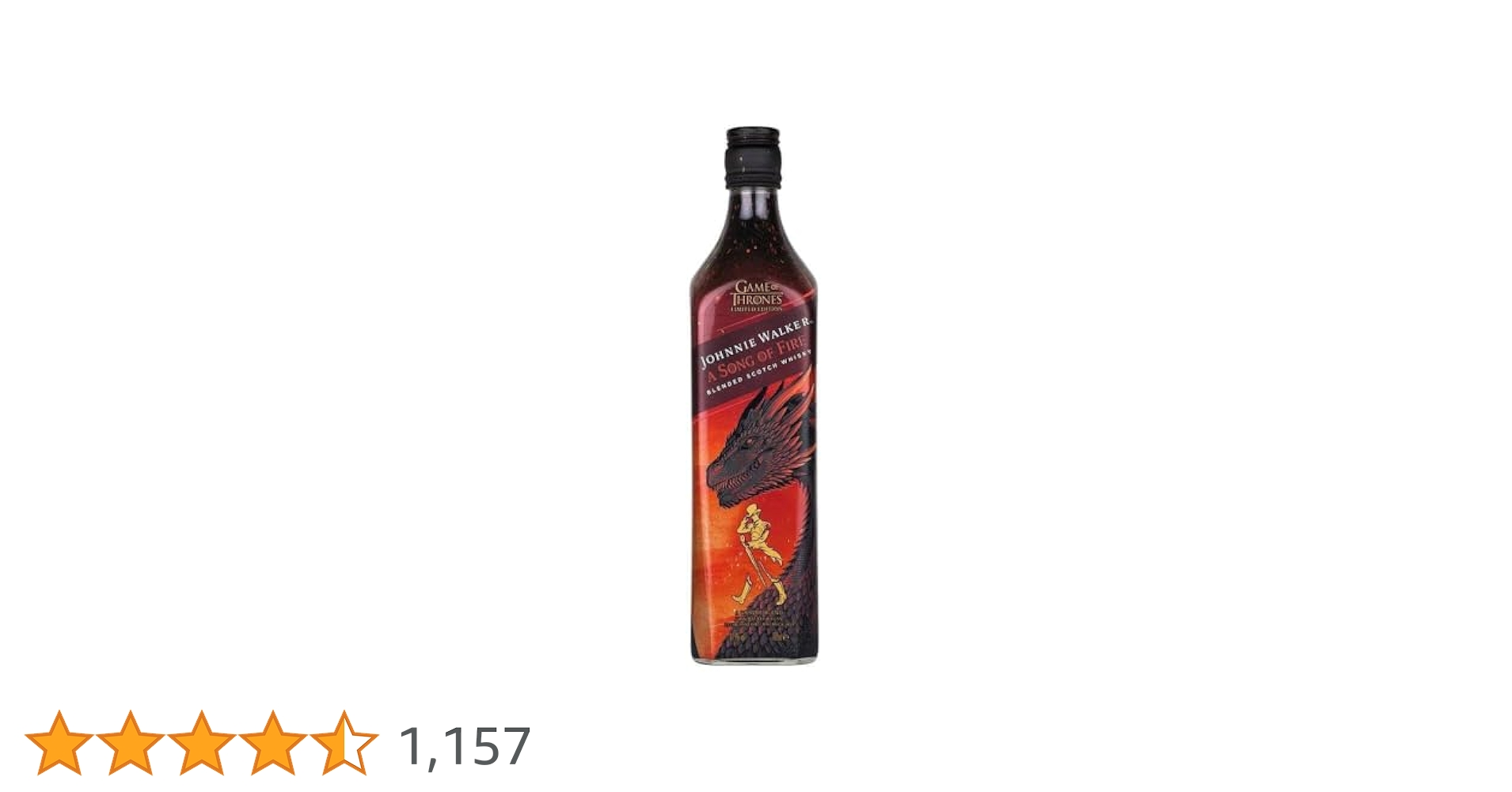【希少】ジョニー・ウォーカー A SONG OF FIRE 700ml カイ太郎の晩酌日記 61杯目 ジョニーウォーカー ア・ソング