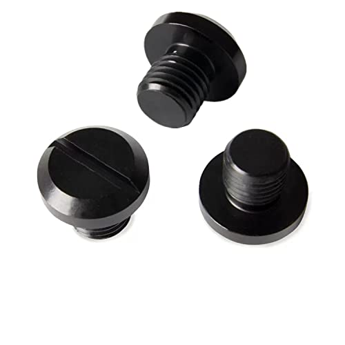 Yiuiruoi 2 Pieces Motorcycle Rearview Mirror Seat Rust Proof Screws Color Bolts 10Mm, Universal Screw Holes For Both Positive And Negative Teeth #TOP2