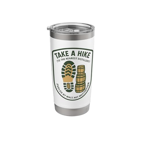 Take a Hike to the Nearest Distillery Single Malt Lovers Stainless Steel Insulated Tumbler