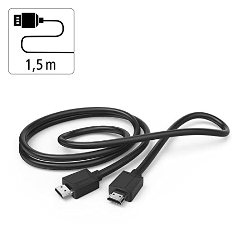 Image of Hama HDMI 2.0 Cable 1.5 meter | 10-Year Warranty | 4K@60Hz | 18Gbps Ultra High-Speed | eARC| VRR| With Ethernet I HDMI.org Certified | Gold-Plated | Compatible with PS5, Xbox, Laptop, TV, Switch