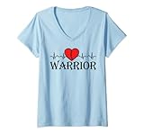 Photo Gallery donna grafica battito cardiaco guerriero cuore maglietta con collo a v Photo Gallery donna grafica battito cardiaco guerriero cuore maglietta con collo a v