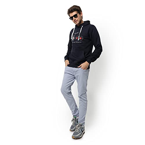 Image of CAHOOT Men's Printed Sweatshirt Regular Fit for Casual Wear | Full Sleeve | Cotton | Stylish Sweatshirt Crafted with Comfort Fit and High Performance for Everyday We