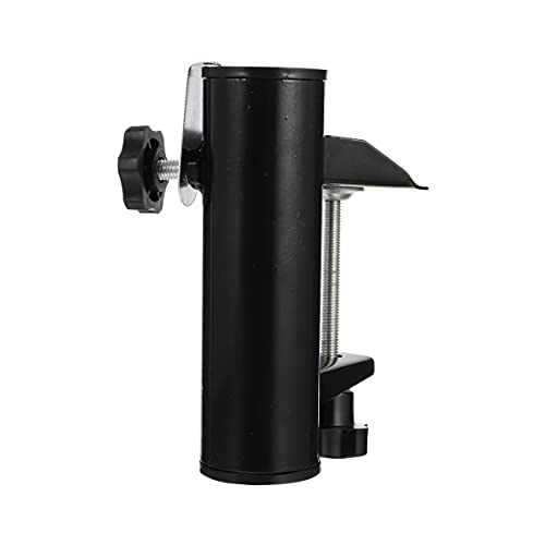 DOITOOL Patio Umbrella Clamp Holder for Chair Outdoor Umbrella Holder Mount for Deck, Chair, Boats, Fences ( Black )
