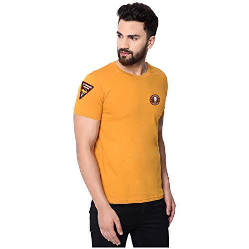Image of London Hills Men's Cotton Regular Fit T-Shirt
