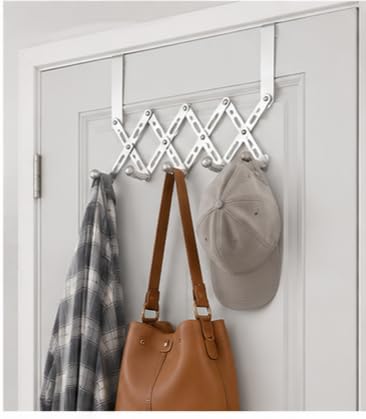 Generic Stainless Steel Over Door Hanger, 6 Hooks - Image 5