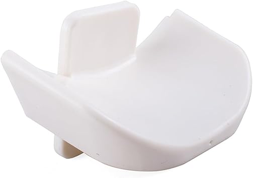Equestrian Horse Jumping Cup Holder, ABS Plastic Obstacle Pole Bracket Standard Jump Stands, White 8.5x13cm Pinless Support Training and Competition