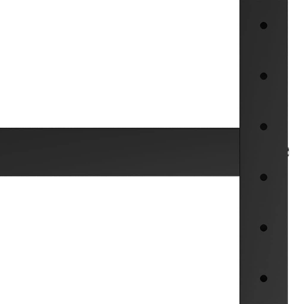 Generic Metalowa Rama Stołu Warsztatowego Czarno-czerwony stół Warsztatowy do Warsztatu Garażowego (80 X 57 X 79 cm) (150 x 57 x 79 cm)