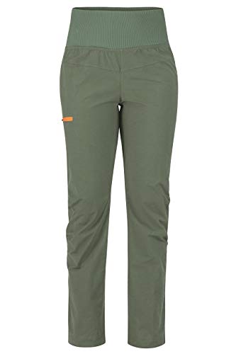 Marmot Wm's Dihedral Pant, Escalada, Pantalones Trekking y Outdoor, elásticos y Transpirables, Mujer, Crocodile/Bonfire, L