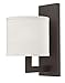 Hinkley Hampton Collection Transitional One Light Wall Sconce, Buckeye Bronze