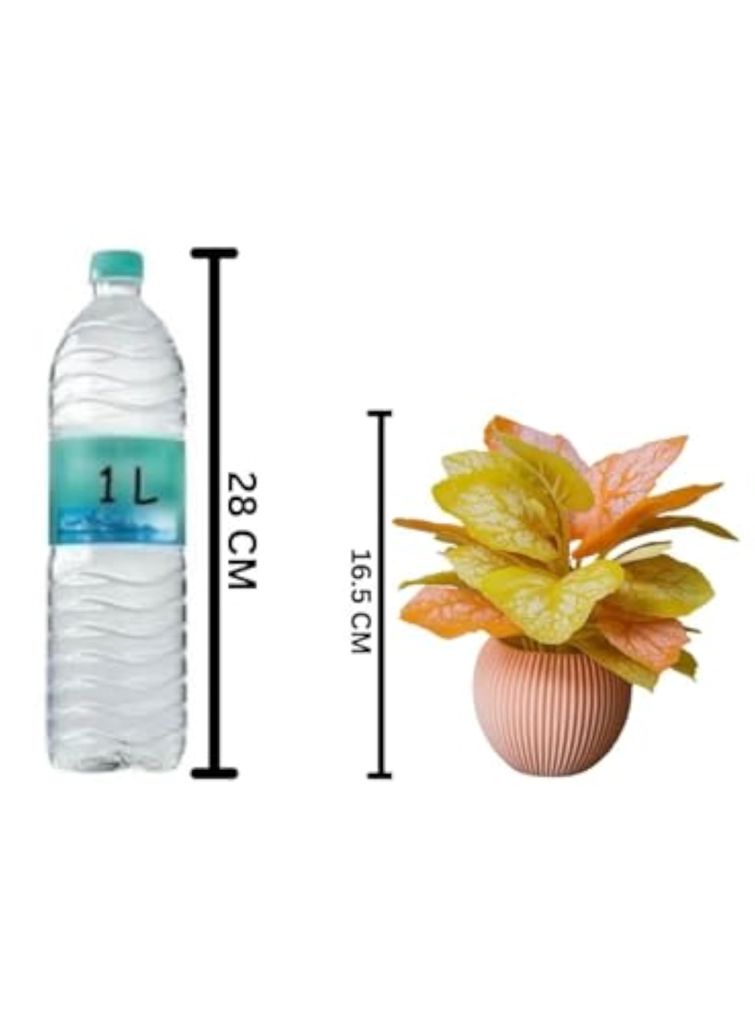 Perfect Artificial Plant for Home & Office, Orange & Yellow