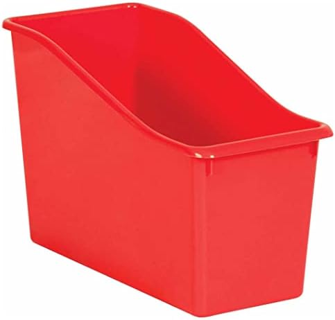 Teacher Created Resources® Red Plastic Book Bin image 2