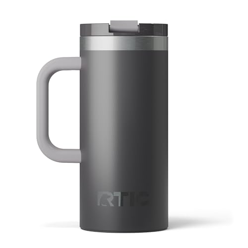 RTIC 16oz Road Trip Travel Mug with Lid and...