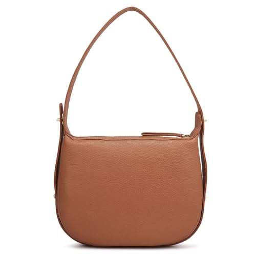 Image of Da Milano Leather Brown Leather Hobo (Small)