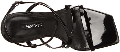 Nine West Women's TILAS3 Heeled Sandal, Black, 11 | Image 4