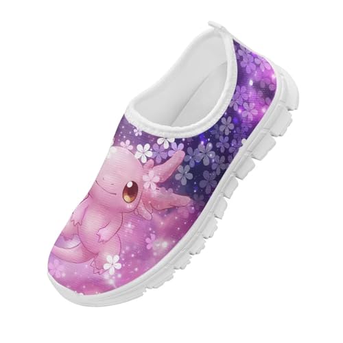 Slip On Girls Sneakers Lightweight Tennis Athletic Shoes Little Kids Soft Walking Anti-Skid Shoe for House School Size 11-15 White Sole3