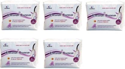 See full amazon price history chart for AIRIZ Active Oxygen & Nagativeion Relex Soft Cotton Sanitary Napkins For Day Use (Pack of 5) AIRIZ Active Oxygen & Nagativeion Relex Soft Cotton Sanitary Napkins For Day Use (Pack of 5) (B09Z2XMB48) Amazon Price History, Amazon Price Tracker