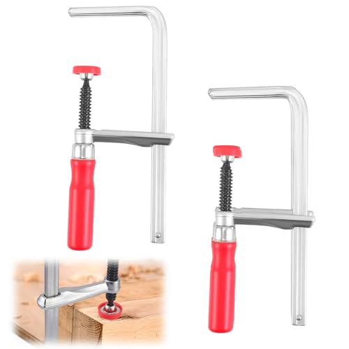 2 Pièces Serre Joint À Levier,Serre Joint Rapide Serrage,En Tout Acier,Avec Capacité De 160 Mm Et Profondeur De Gorge De 60 Mm,Serre Joint Menuisier MFT...