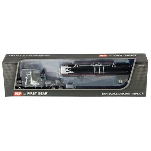 Modelo a escala 1:64 Peterbilt 389 camión con trailer químico miniatura 6