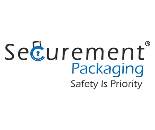 Securement Plastic Tamper Proof Polybags without Pod for Packing, 60 Micron, 10 Inch x 12 Inch, White and Black, Pack of 100