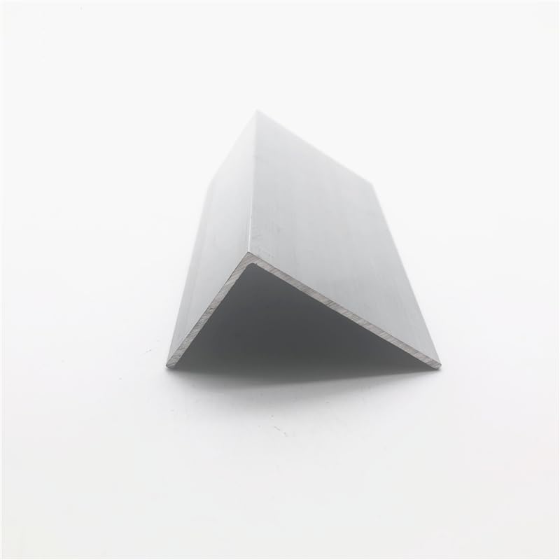 1 unidad de 40x60mm, grosor 2/3/4/6mm, aluminio de ángulo recto 6063, aleación de aluminio en forma de L, perfil triangular de borde de aluminio, materiales de decoración(40x60x thick 4mm,500mm)