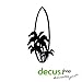Decus Pegatina para tabla de surf, diseño de palmera OEM JDM