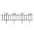 Victorian Garden Border Fencing Set by Pure Garden