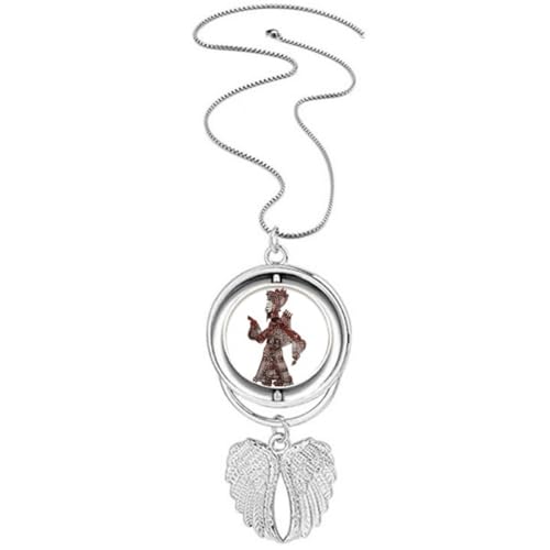 Collier traditionnel ailes d'ange léger et confortable contre les irritations