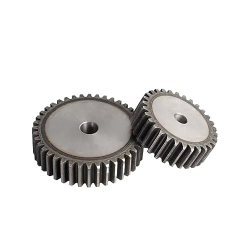 Bevel Gear Pinion Hardware Mechanical 1pcs 2.5 Mod Spur Gear 10-26 Teeth Thickness 25mm 2.5M Carbon Steel Transmission Pinion Gear(23 Teeth OD 62.5mm)