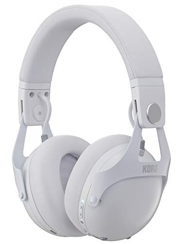 Korg - NC-Q1 Smart Noise Cancelling DJ Headphones - White Korg - NC-Q1 Smart Noise Cancelling DJ Headphones - White